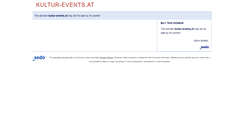 Desktop Screenshot of kultur-events.at